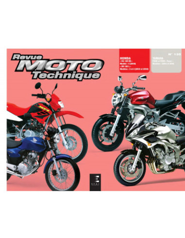 RMT 135.1 HONDA CG125 XR125 (2003 à 2004) et YAMAHA FZ6 FAZER (2004 à 2005)