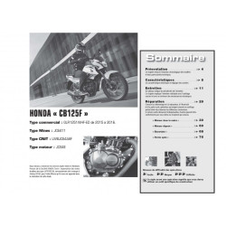 RMT 183 YAMAHA MT 125 (2015 à 2016) et HONDA CB 125 F (2015 à 2016)