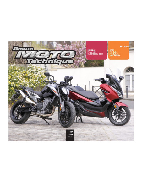 RMT 194 HONDA FORZA 125 (2018 à 2019) et KTM 790 DUKE (2018 à 2019)