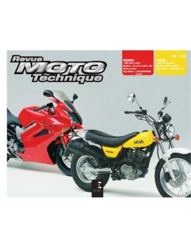 RMT 133.1 HONDA VFR 800 (2002 à 2004) et SUZUKI R125 VAN VAN (2003 à 2004)