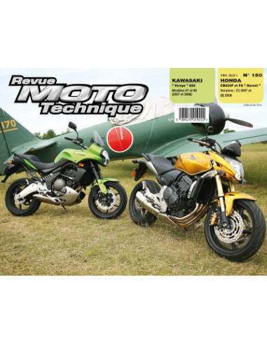 RMT 150.1 HONDA CB600 F FA HORNET 2007 à 2008 KAWASAKI VERSYS 650 2007 à 2008