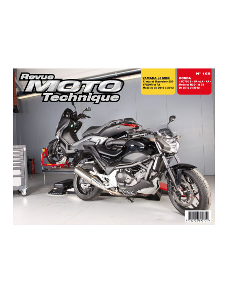 RMT 169 YAMAHA X-MAX250 (MBK SKYCRUISER) (2010-2013) et HONDA NC700 (2012-2013)