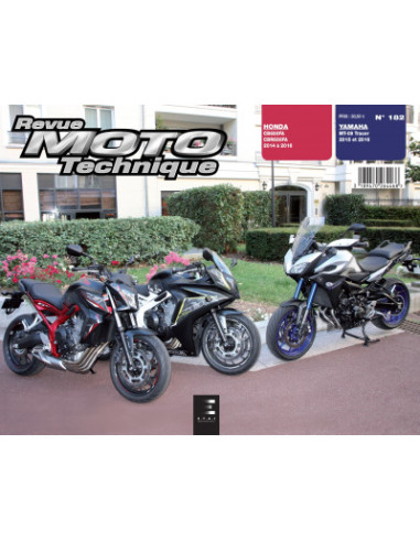 RMT 182 YAMAHA MT-09 TRACER 900 (2015 à 2016) et HONDA CBR 650 FAE (2011 à 2014)