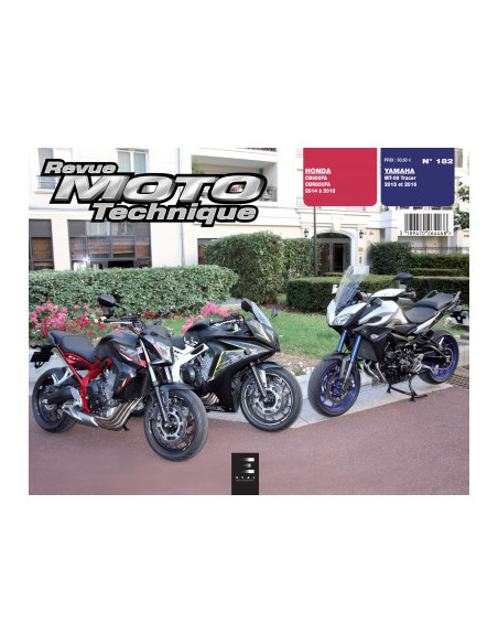 RMT 182 YAMAHA MT-09 TRACER 900 (2015 à 2016) et HONDA CBR 650 FAE (2011 à 2014)