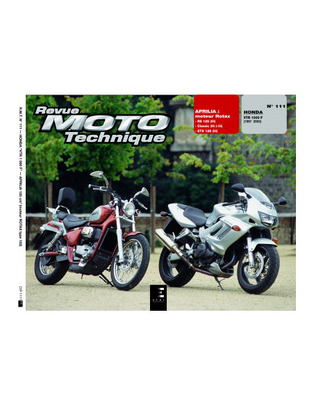 RMT 111 HONDA VTR 1000 (1997 à 2003) et APRILIA MOTEUR ROTAX 125 (1996 à 1998)