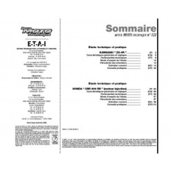 RMT 122.1 KAWASAKI ZX6R (2000 à 2001) et HONDA CBR 900 RR FIREBLADE 2000 à 2001