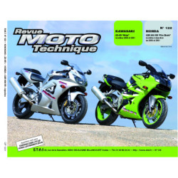 RMT 122.1 KAWASAKI ZX6R (2000 à 2001) et HONDA CBR 900 RR FIREBLADE 2000 à 2001