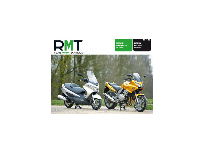 RMT 149 - SUZUKI BURGMAN 125 (2007 et 2008) - HONDA CBF 1000 (2006 à 2008)