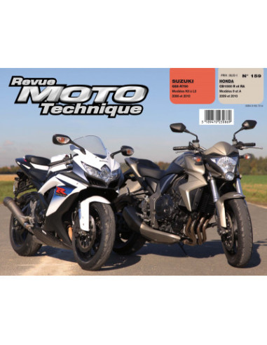 RMT 159.1 HONDA CB 1000 (2009 à 2010) et SUZUKI GSX-R 750 (2008 à 2010)