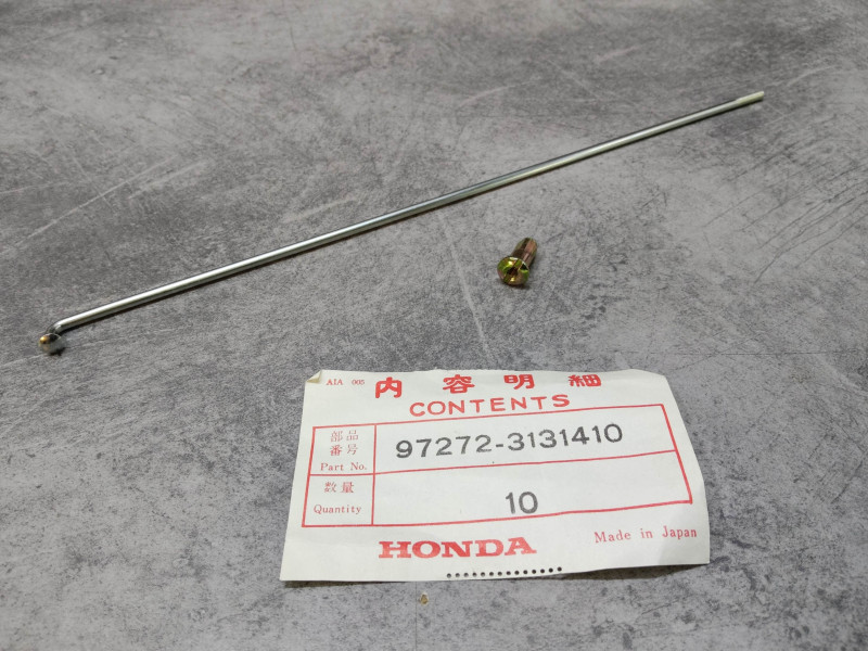 Rayon A + écrou 11x237 Honda XL125 XL185 XR200 - Neuf
