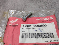 Vis tête hexagonale 6x25 HONDA 96001-0602500