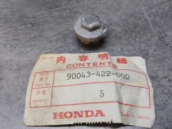 Bouchon 18 mm NOS CBX1000 79-82 HONDA 90043-422-000 NOS