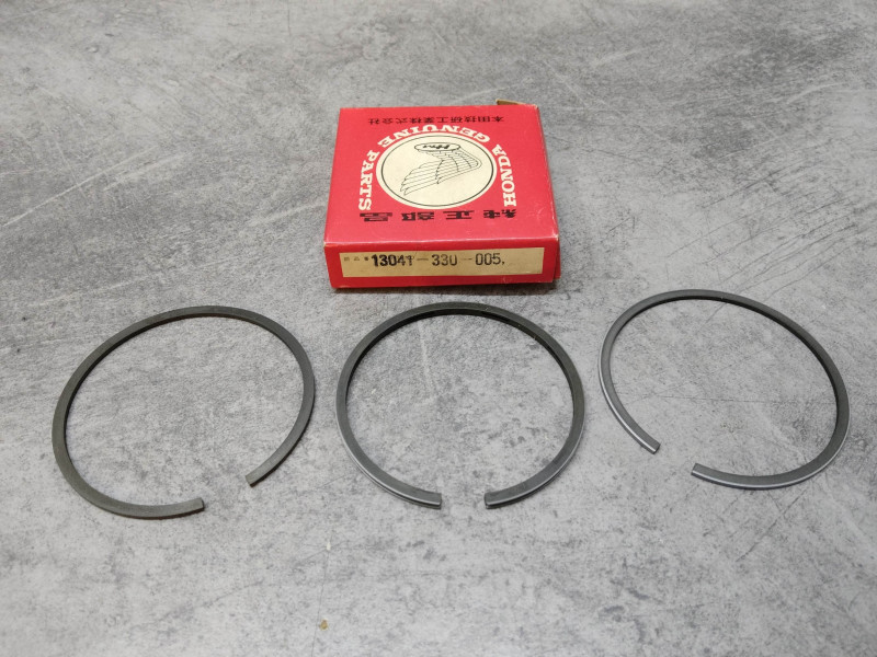 Jeu de segments CB125S SL125 cote 075 (D56.75) HONDA 13041-330-005