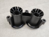 paire de cornets bridés côté droit CBR1000 RR FIREBLADE HONDA 17215-MEL-F21