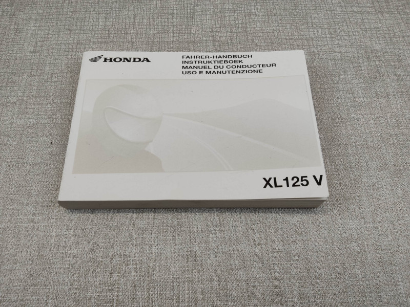 Manuel conducteur Honda XL125V Varadero 37KPC1GDFI