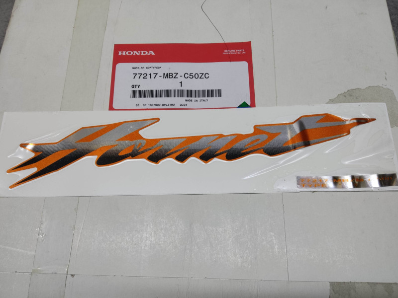 Décor autocollant CB600F HORNET 05-06 HONDA 77217-MBZ-C50ZC