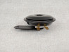Klaxon moto noir adaptable 6V / 90mm de diamètre