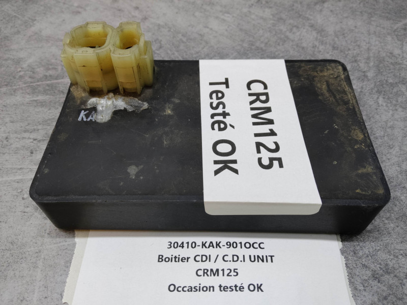 Boitier allumage CDI occasion testé OK CRM125 HONDA 30410-KAK-901 OCC