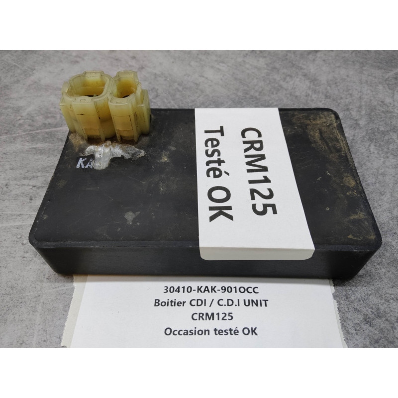 Boitier allumage CDI occasion testé OK CRM125 HONDA 30410-KAK-901 OCC