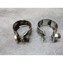 Paire de colliers de pot occasion CB250 CB360 HONDA 18300-369-COLLIERX2 OCC