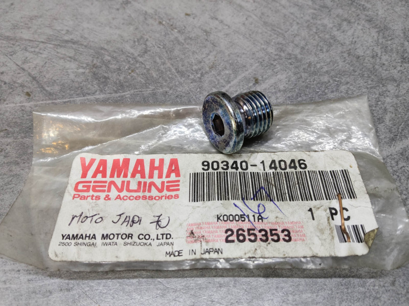 Bouchon vis sans fin YAMAHA 90340-14046