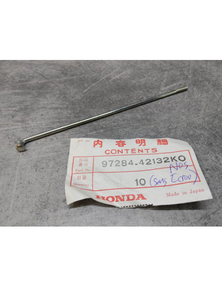 Rayon B 10x146 SANS ECROU roue AR XL100S XR100 HONDA 97284-42132K0 NOS