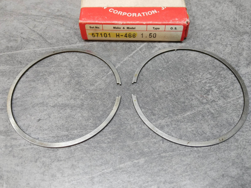 Jeu de segments 1.5 pour CR125 81/84 HONDA 57101 H-466