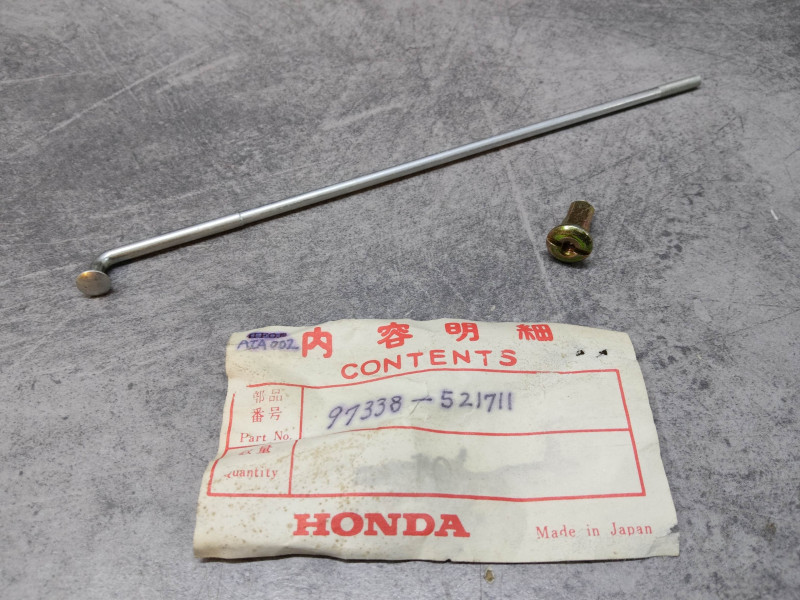 Rayon 9x165.5 + boulon CL250 K0-K3 CL350 HONDA 97338-521711