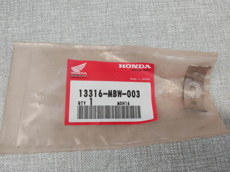 Coussinet vilebrequin jaune CBR600F 1999/2006 neuf HONDA 13316-MBW-003