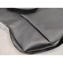 Housse de selle noire adaptable pour HONDA XRV750 AFRICA TWIN RD04 HOSCSN