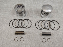 1 kit de 2 pistons segments +0.75 HONDA CB125 Twin ( code 399) 13104-399-010 K