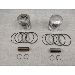 1 kit de 2 pistons segments +0.75 HONDA CB125 Twin ( code 399) 13104-399-010 K