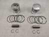 1 kit de 2 pistons segments +0.75 HONDA CB125 Twin ( code 399) 13104-399-010 K