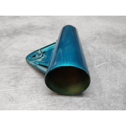 Patte de phare bleue coté droit NOS CB125K3 HONDA 51602-304-680 BLUE NOS