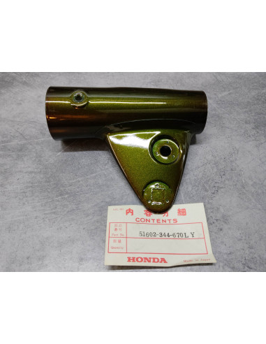 Patte de phare vert olive coté droit CB250K4 CB350K4 HONDA 51602-344-670LY