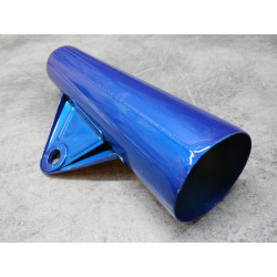 Patte de phare droit de CD125 couleur candy blue HONDA 51602-230-620XK