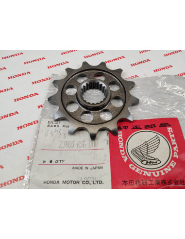 Pignon de sortie de boite 13dents CR125 R1986 neuf origine HONDA 23803-KS6-000