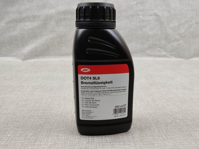 Liquide de frein DOT4 SL6JMC 250 ml DOT 4