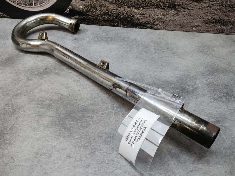 Coude échappement occasion CL350 K2 K5 SCRAMBLER HONDA 18420-318-000OCC