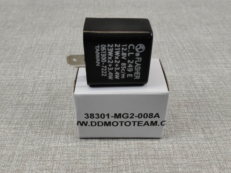 Centrale Clignotante Honda 12V 2 Broches Adaptable 38301-MG2-008A