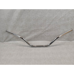 Guidon haut adaptable diamètre 22mm avec lumières usinées pour passage des cabl