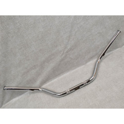 Guidon haut adaptable diamètre 22mm avec lumières usinées pour passage des cabl