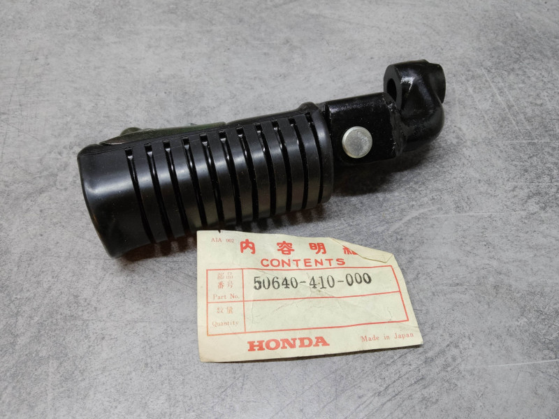 Repose pied avant G complet pour CB750F2/F3 HONDA 50640-410-000