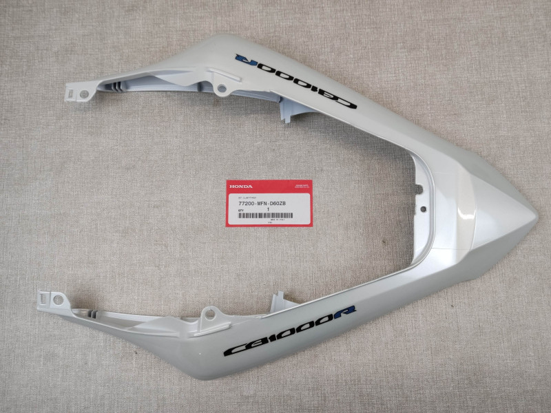 Auvent de selle arrière CB1000 R 2010 2011 blanc nacré HONDA 77200-MFN-D60ZB