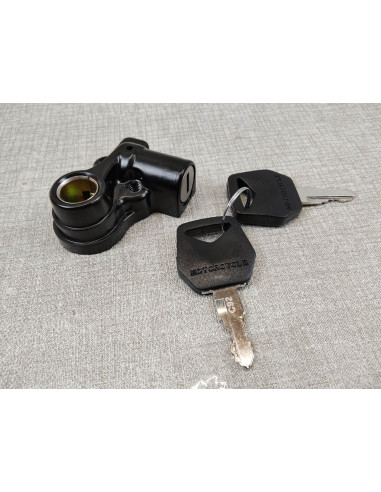Serrure de selle NEUVE avec deux clés de REFABRICATION honda 77230-107-711A