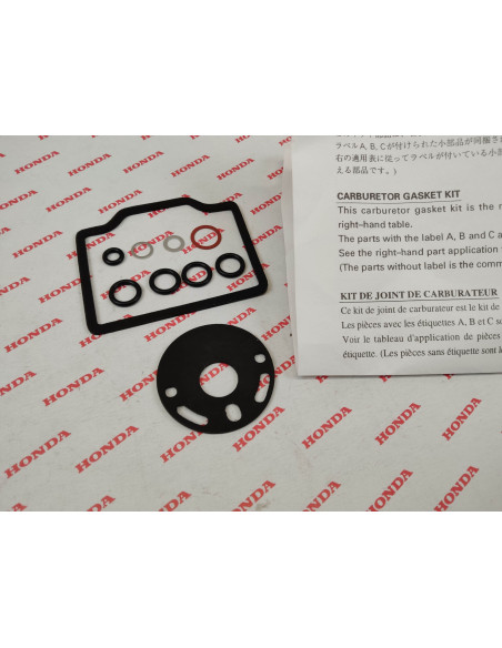 Pochette de joints de carburateur de CB750Four K0 à K6-F1 HONDA 16010-300-305