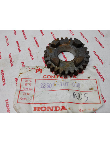 Pignon 5eme sur arbre primaire 26dts NOS CB125S/S1 HONDA 23501-107-000 NOS
