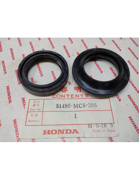 Kit joint spi de fourche et cache poussière de CX650ED-TD HONDA 51490-MC5-305