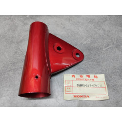 Patte de phare candy ruby red coté DROIT CB250 350K2 HONDA 51602-317-670CM