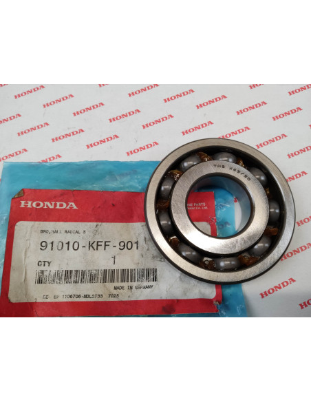Roulement radial neuf origine HONDA 91010-KFF-901 remplace 91010-KFF-900